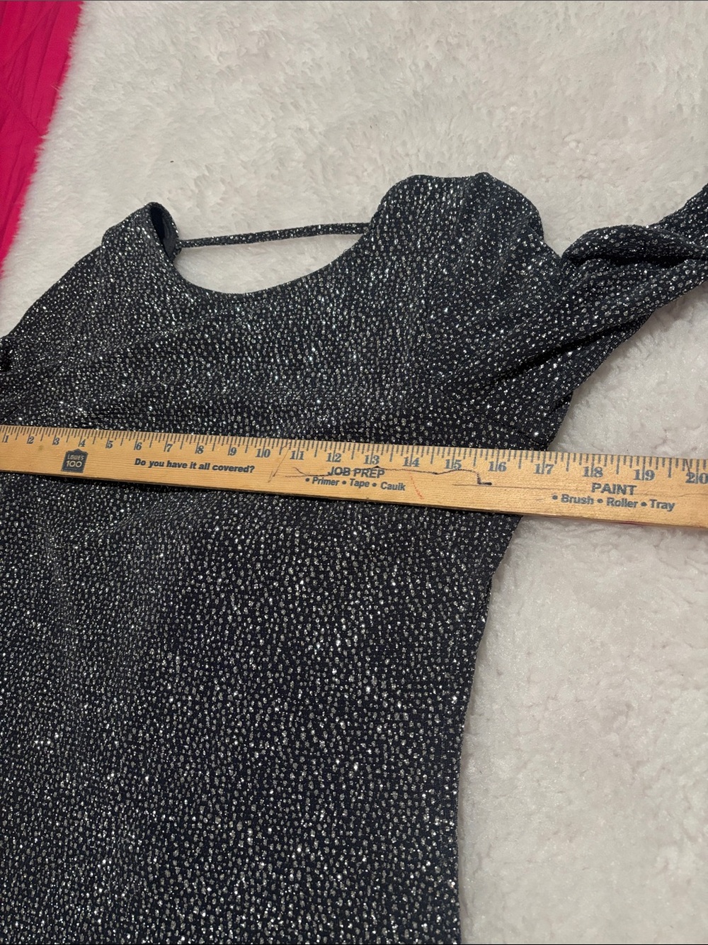 H&M Silver Sparkle Long-Sleeve Bodycon Dress - Picture 9 of 9